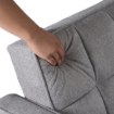 Mebel Elite Розкладне крісло Corra для сну, сіре, ME.CORRA/P/T/SOF - Home Club, Зображення 12