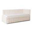 Mebel Elite Кровать 90x200 Villemo, кремовый букле, ME.VILLEMO/90/90/KR/TB/LOZWYS - Home Club, изображение 2