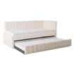 Mebel Elite Кровать 90x200 Villemo, кремовый букле, ME.VILLEMO/90/90/KR/TB/LOZWYS - Home Club, изображение 3