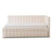 Mebel Elite Кровать 90x200 Villemo, кремовый букле, ME.VILLEMO/90/90/KR/TB/LOZWYS - Home Club, изображение 5