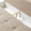 Mebel Elite Раскладной диван Morana, бежевый, из шенила, COM.VERA/FLOW2/SOF - Home Club, изображение 7