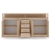 Mebel Elite Комод Blago 190 см, дуб «Сонома», W.LUNA/DS/KOM4D4S - Home Club, изображение 5