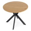 Mebel Elite Стіл Lauren 90 см, дуб золотистий/чорний, ME.LAUREN/D/CZ/S90 - Home Club, Зображення 3