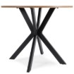 Mebel Elite Стіл Lauren 90 см, дуб золотистий/чорний, ME.LAUREN/D/CZ/S90 - Home Club, Зображення 4
