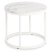 Mebel Elite Столик Agnes «Белый мрамор», ME.AGNES/BM/B/L - Home Club