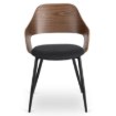 Mebel Elite Стілець Orbi, горіх/чорний, ME.ORBI/CZ/O/T/K - Home Club, Зображення 3