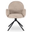 Mebel Elite Вращающееся кресло Musso, коричневое, с букле, ME.MUSSO/BR/CZ/TB/K - Home Club, изображение 6