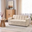 Mebel Elite Раскладной диван-кровать Aster 2 для сна, бежевый, ME.ASTER2/BZ/T/SOF - Home Club, изображение 2