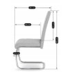 Mebel Elite Стул Lopez светло-серого цвета, ME.LOPEZ/P/T/K - Home Club, изображение 12