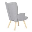 Mebel Elite Крісло для відпочинку Lozano 2 з підставкою для ніг, сіре, ME.LOZANO2/P/DK/T/FW - Home Club, Зображення 4