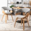 Mebel Elite Стілець Gary 2 Сірий/Золотий дуб, ME.GARY2/P/DZ/T/DG/K - Home Club, Зображення 4