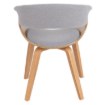 Mebel Elite Стілець Gary 2 Сірий/Золотий дуб, ME.GARY2/P/DZ/T/DG/K - Home Club, Зображення 9