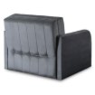 Mebel Elite Комплект із 2 одномісних крісел для сну Vero, сірий, PPHUE.BASIA1/PAROS6/Z2/FW - Home Club, Зображення 5