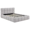 Mebel Elite Кровать 140x200 Murcja с ящиком для хранения, серая, букле, ME.MURCJA/140/P/TB/LOZZPOJ - Home Club, изображение 2