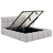 Mebel Elite Кровать 140x200 Murcja с ящиком для хранения, серая, букле, ME.MURCJA/140/P/TB/LOZZPOJ - Home Club, изображение 3