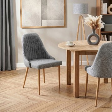Mebel Elite Стілець Torino, сірий, ME.TORINO/P/D/T/K - Home Club
