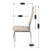 Mebel Elite Стілець Molly, бежевий, велюровий, ME.MOLLY/BZ/CH/V/K - Home Club, Зображення 11