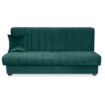Mebel Elite Раскладной диван Sigma, зелёный, велюровый, PPHUE.PICCOLO/KRONOS19/WER - Home Club