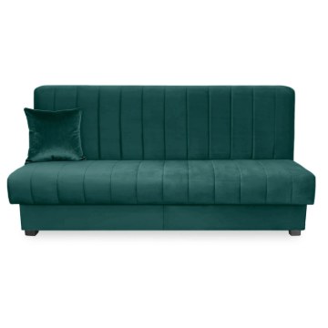 Mebel Elite Раскладной диван Sigma, зелёный, велюровый, PPHUE.PICCOLO/KRONOS19/WER - Home Club