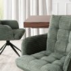Mebel Elite Вращающееся кресло Akita, зеленое, из вельвета, ME.AKITA/Z/SZTR/K - Home Club, изображение 5