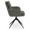 Mebel Elite Вращающееся кресло Akita, зеленое, из вельвета, ME.AKITA/Z/SZTR/K - Home Club, изображение 8