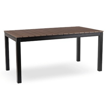 Mebel Elite Садовий стіл Argos 160–210 см, горіх/чорний, ME.ARGOS/160-210/O/CZ/OGR/S - Home Club