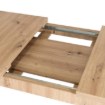 Mebel Elite Стіл Skubi, розкладний, 120–160 см, дуб Artisan, W.SKUBI/DA/S - Home Club, Зображення 6