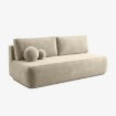 Mebel Elite Раскладной диван Arveto кремового цвета из велюра, COM.MONOM/MONOLITH02/SOF - Home Club, изображение 3