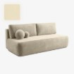 Mebel Elite Раскладной диван Arveto кремового цвета из велюра, COM.MONOM/MONOLITH02/SOF - Home Club, изображение 4