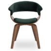 Mebel Elite Стул Gary из велюра, зелёный/орех, ME.GARY/Z/O/V/DG/K - Home Club, изображение 6