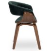 Mebel Elite Стул Gary из велюра, зелёный/орех, ME.GARY/Z/O/V/DG/K - Home Club, изображение 7