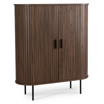 Mebel Elite Комод Trish 100 см, двухдверный, с выдвижными ящиками, орех, ME.TRISH/O/KOM100 - Home Club