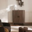 Mebel Elite Комод Trish 100 см, двухдверный, с выдвижными ящиками, орех, ME.TRISH/O/KOM100 - Home Club, изображение 2