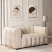 Mebel Elite Двухместный диван Moderno 2S кремового цвета, ME.MODERNO2S/KR/TB/SOF - Home Club, изображение 2