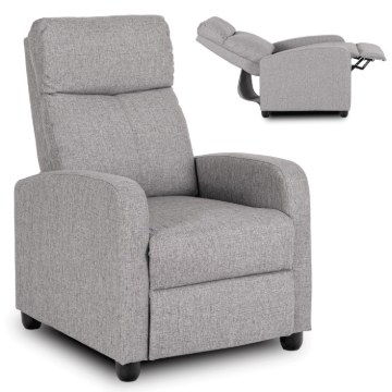 Mebel Elite Раскладной кресло Danny, серого цвета, ME.DANNY2/JP/T/FW - Home Club