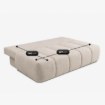 Mebel Elite Раскладной диван Saria кремового цвета из шенила, COM.CLOUD/FLOW3/SOF - Home Club, изображение 9