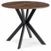 Mebel Elite Стол Lauren 90 см, дуб рустикальный/чёрный, ME.LAUREN/RU/CZ/S90 - Home Club