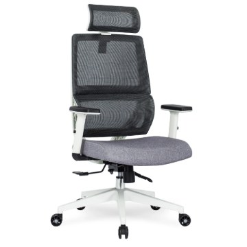 Mebel Elite Вращающееся кресло Nicki, эргономичное, серого цвета, ME.NICKI/B/P/T/FO - Home Club