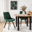 Mebel Elite Стул Rick зелёного цвета из велюра, ME.RICK/Z/V/K - Home Club, изображение 2