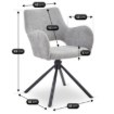 Mebel Elite Стул Flav, серый, ME.FLAV/P/CZ/TB/K - Home Club, изображение 12