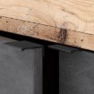 Mebel Elite Комод Blago 180 см, черный/необработанный дуб, W.LUNEA/OSL/MA/KOM4D - Home Club, изображение 5