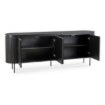 Mebel Elite Комод Beck 200 см, четырёхдверный, чёрный, ME.BECK/CZ/KOM200 - Home Club, изображение 4