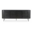 Mebel Elite Комод Beck 200 см, четырёхдверный, чёрный, ME.BECK/CZ/KOM200 - Home Club, изображение 5