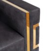 Mebel Elite Диван Pallazo 3S, трёхместный, чёрно-золотой, ME.PALLAZO3S/CZ/ZL/V/SOF - Home Club, изображение 7