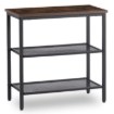 Mebel Elite Кофейный столик Carter 60 см, дуб в стиле рустик/чёрный, ME.CARTER/DRU/CZ/REG - Home Club