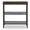 Mebel Elite Кофейный столик Carter 60 см, дуб в стиле рустик/чёрный, ME.CARTER/DRU/CZ/REG - Home Club, изображение 5