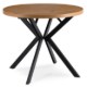 Mebel Elite Стіл Dorian, розкладний, 80–160 см, дуб золотистий/чорний, ME.DORIAN/DZ/CZ/S - Home Club