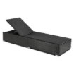 Mebel Elite Садовое кресло Largo, чёрный/коричневый, из технороттанга, ME.LARGO/CZ/RT/OGR/LEZ - Home Club, изображение 3
