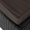 Mebel Elite Садовое кресло Largo, чёрный/коричневый, из технороттанга, ME.LARGO/CZ/RT/OGR/LEZ - Home Club, изображение 6