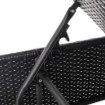 Mebel Elite Садовое кресло Largo, чёрный/коричневый, из технороттанга, ME.LARGO/CZ/RT/OGR/LEZ - Home Club, изображение 7